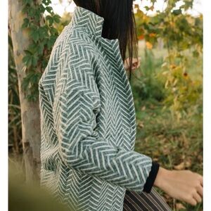 Women's Chevron Patterned Jacket